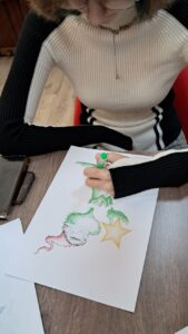 Крапкування малюнку Грінча