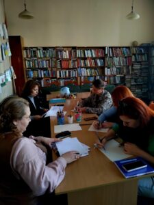 Учасники спробували техніку «Міцна гора»