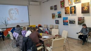 Відтворення образу Лесі Українки групою