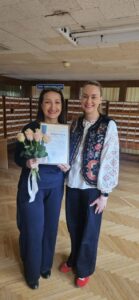 Спецвідзнака Валентині Люліч за книжку