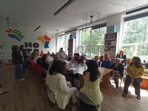 Захід провели спільно з Біловодською селищною військовою адміністрацією Старобільського району Луганської області