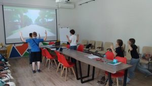 Активна розминки з героями гри Minecraft