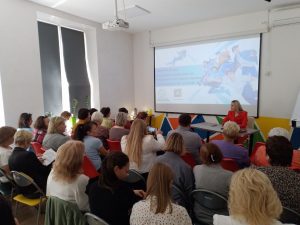 Виступ директорка РОБМ Світлана Патрикей